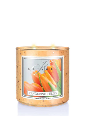 Tangerine Tulips 2-wick candle