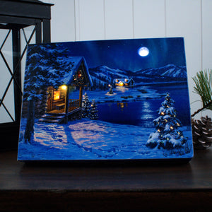 Moonrise 8x6 Lighted Tabletop Canvas