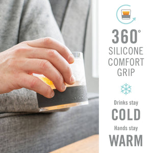 Whiskey FREEZE™ Insulated Cooling Cups in Smoke