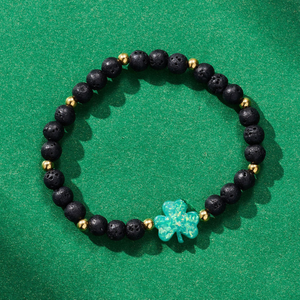 Men's Holy Water Shamrock Bracelet (3 Colors)