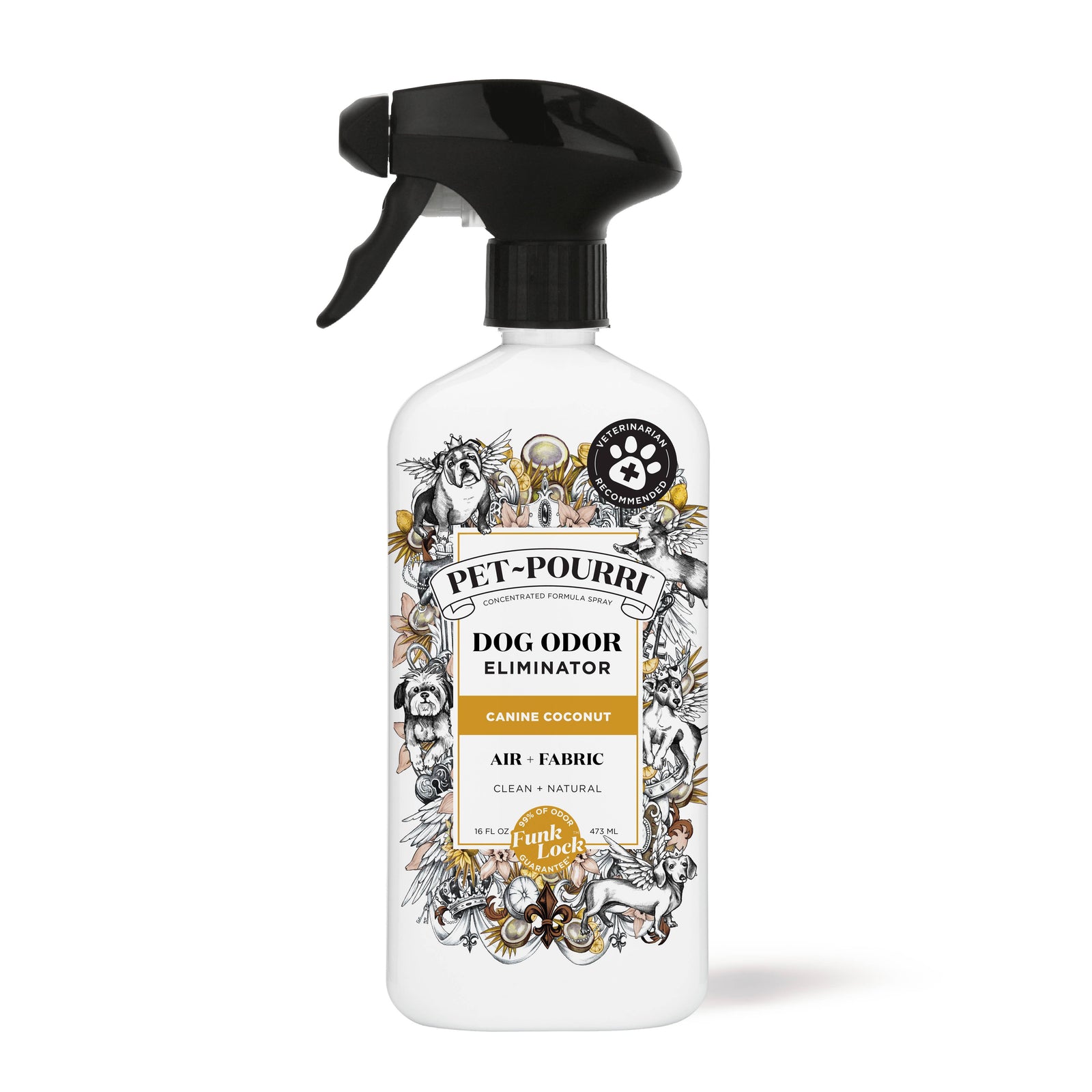 ~Pourri - Pet~Pourri Dog Canine Coconut Air + Fabric Odor Refresher