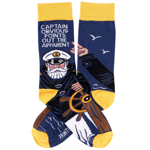 Captain Obvious Socks