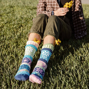 Solmate Socks - Hummingbird Crew Socks