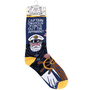 Captain Obvious Socks