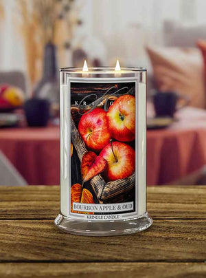 Bourbon Apple & Oud Large 2-Wick