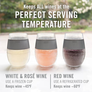 Wine FREEZE™ Cooling Cup Insulated w/ Cooling Gel - Marble