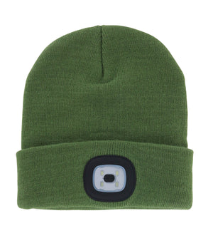Night Scope Rechargeable LED Beanie-Black