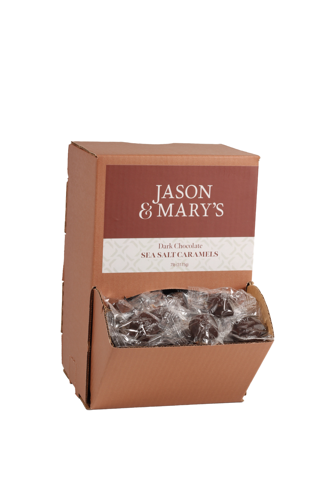 Bite Sized Dark Sea Salt Caramels