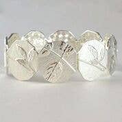 Multi Leaf Octagon Stretch Bracelet