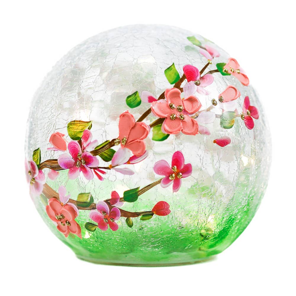 A Cheerful Giver - Cherry Blossom Orb with LED String Lights