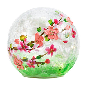 A Cheerful Giver - Cherry Blossom Orb with LED String Lights