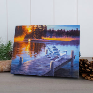 Magic Morning 8x6 Lighted Tabletop Canvas