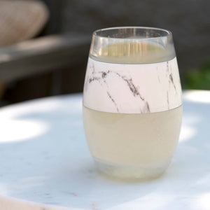 Wine FREEZE™ Cooling Cup Insulated w/ Cooling Gel - Marble