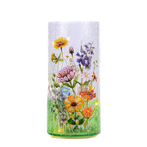 Blooming Garden Pillar with LED String Lights