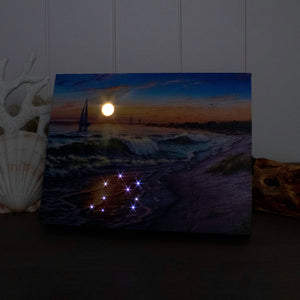 Sunset Cruise 8x6 Lighted Tabletop Canvas