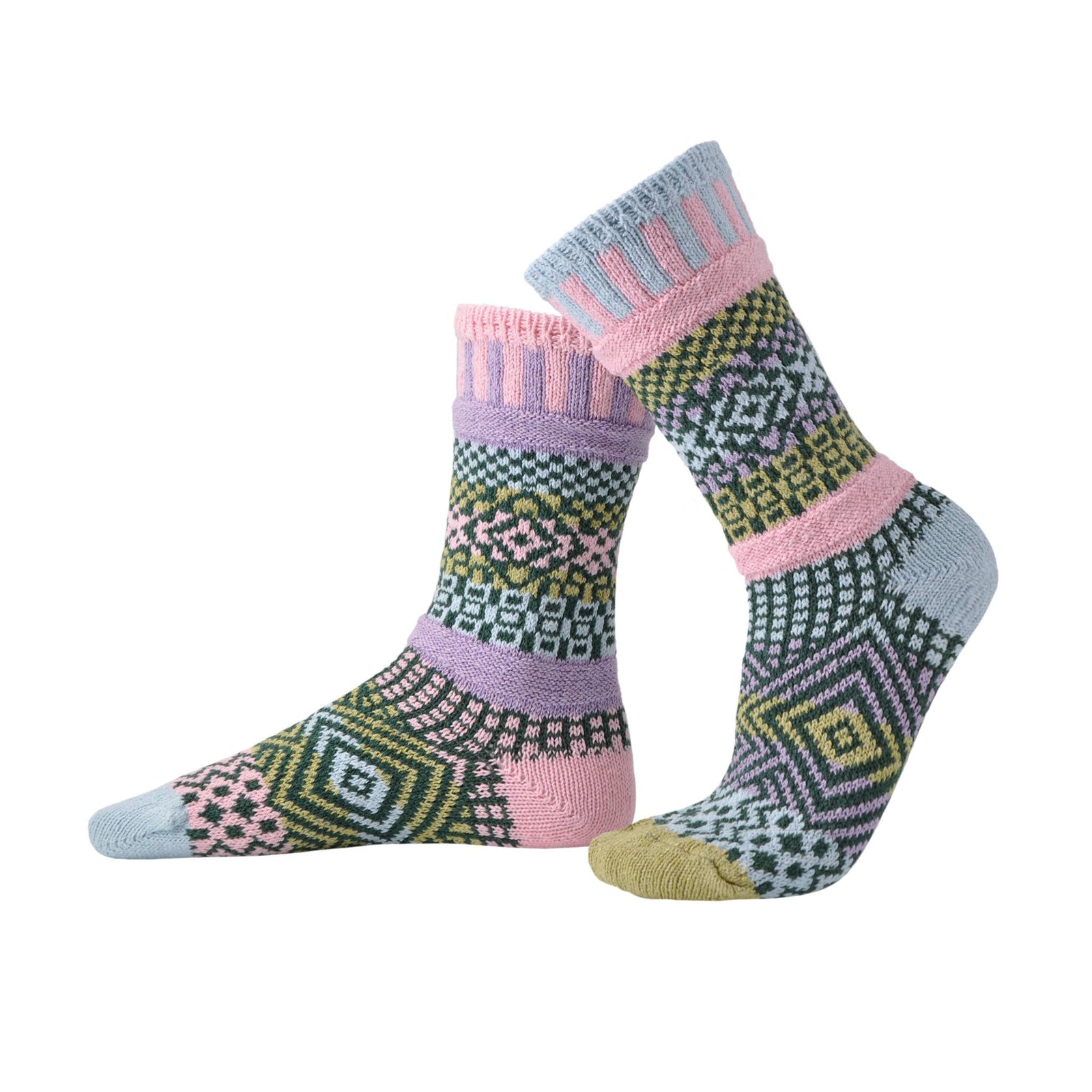 Solmate Socks - Lilac Crew Socks