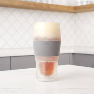 Beer FREEZE™ Cooling Cup Insulated w/ Cooling Gel - Gray