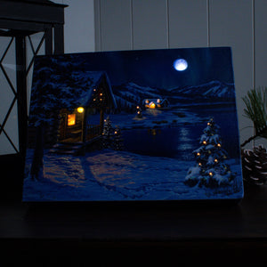 Moonrise 8x6 Lighted Tabletop Canvas