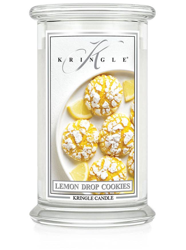 Lemon Drop Cookies Large 2-Wick