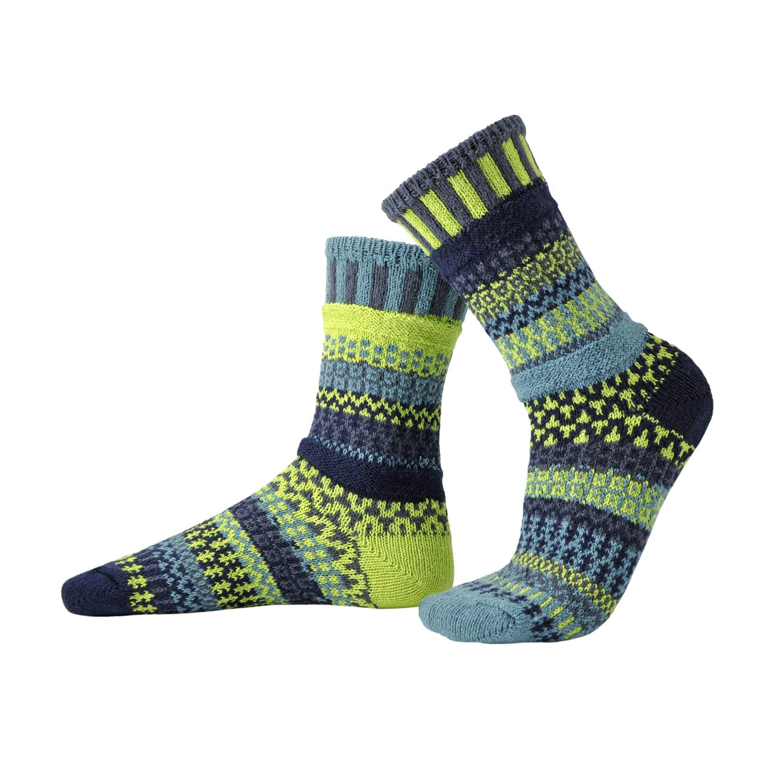 Solmate Socks - Lemongrass Crew Socks