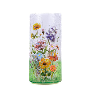 Blooming Garden Pillar with LED String Lights