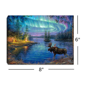 Northern Night 8x6 Lighted Tabletop Canvas