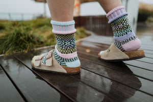 Solmate Socks - Lilac Crew Socks