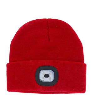 Night Scope Rechargeable LED Beanie-Black