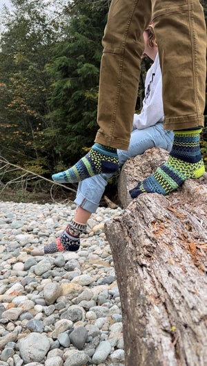 Solmate Socks - Lemongrass Crew Socks