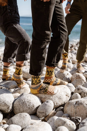 Solmate Socks - Honey Bee Crew Socks | Give Back to Help Save Pollinators