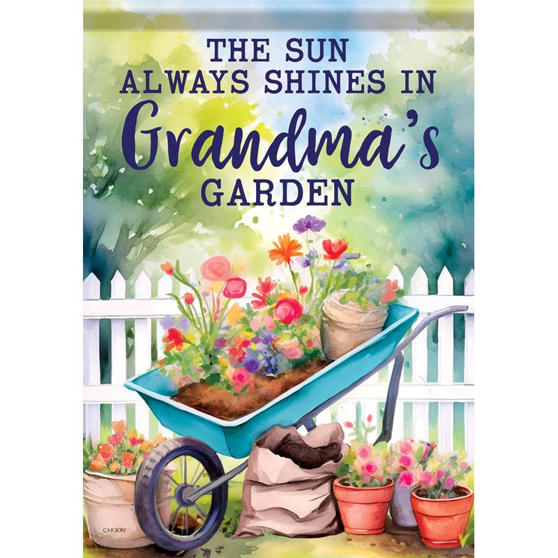 "Grandma's Garden" Dura Soft™ Garden Flag
