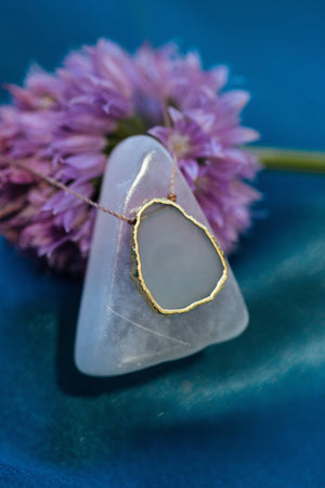 Aqua Chalcedony Alchemy Necklace for Be the Light