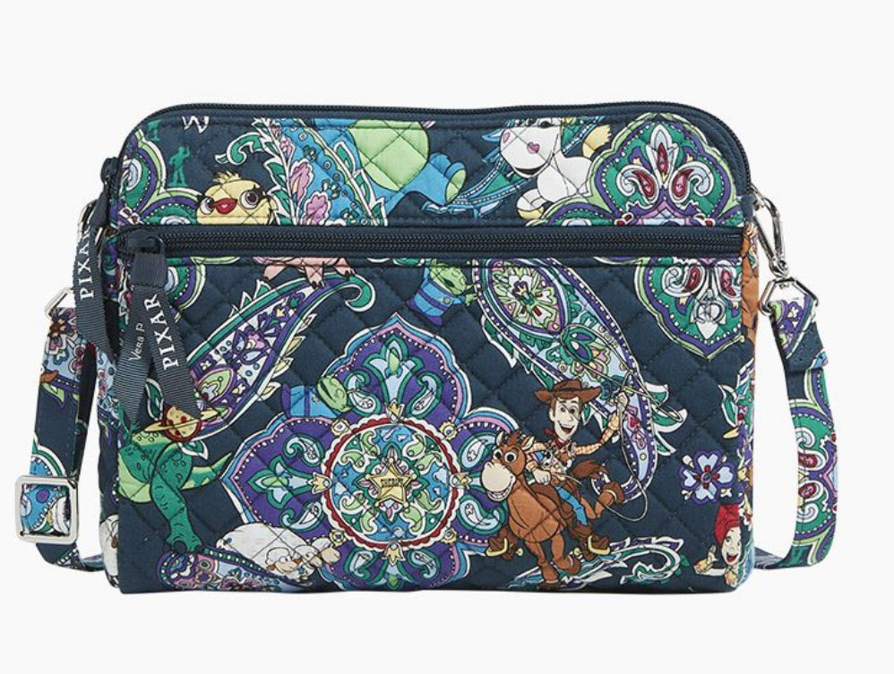 Triple Compartment Crossbody