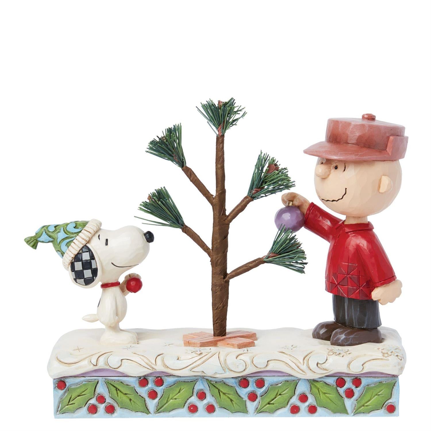 “A Special Tree” Snoopy & Charlie Brown Figurine