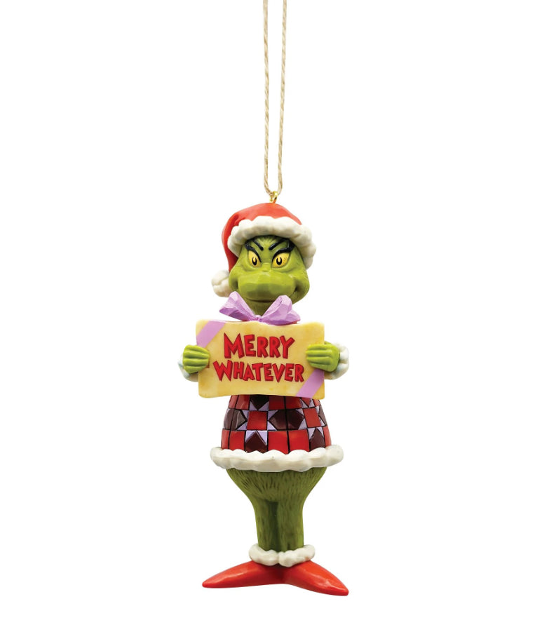 Merry Whatever Grinch Ornament