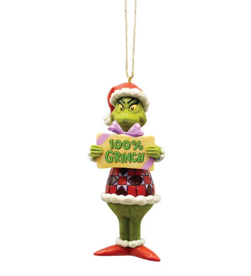 100% Grinch Ornament