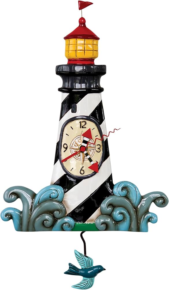“Augie’s Light” Lighthouse Clock
