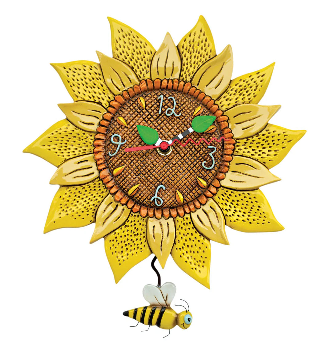 “Bee Sunny” Sunflower Clock