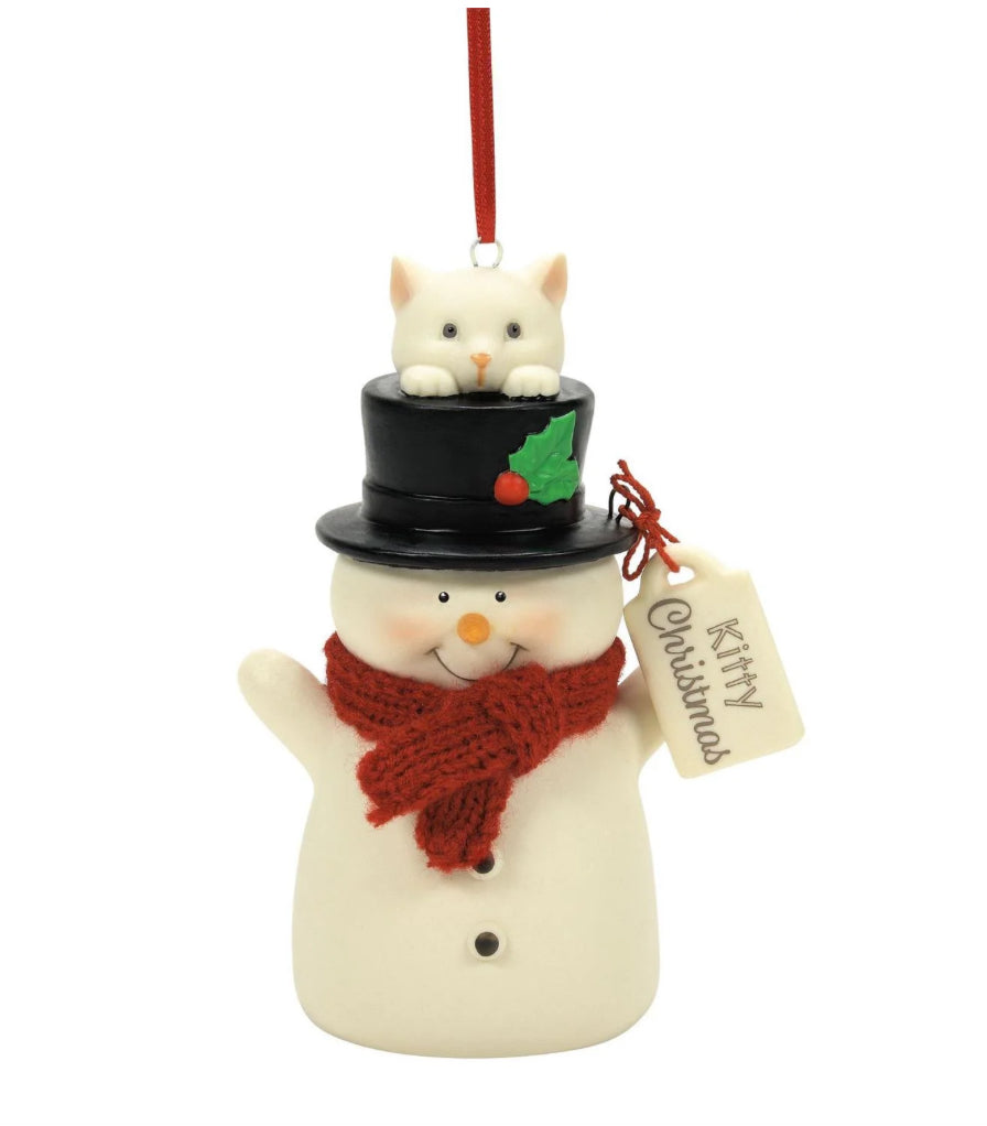 Snowpinion “Kitty Christmas” Ornament