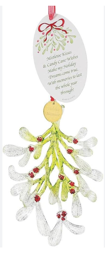 Mistletoe Kisses Acrylic Ornament