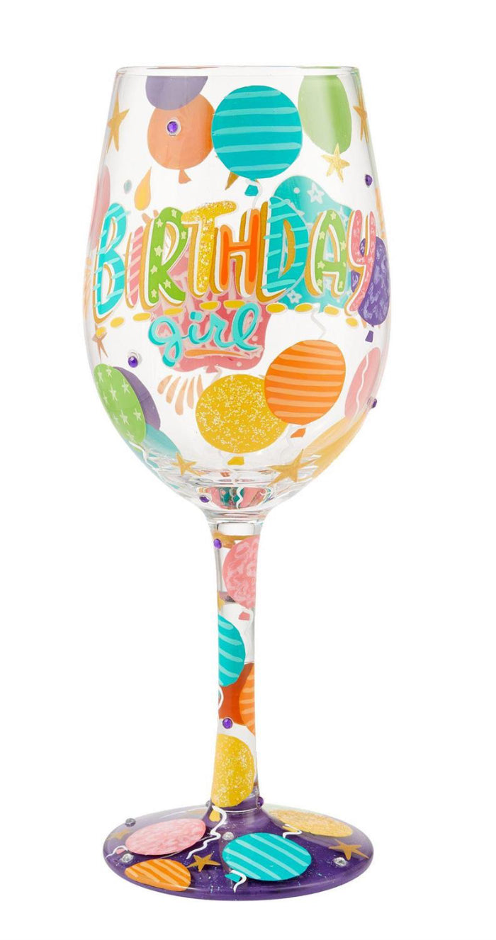 “Birthday Girl” Wine Glass
