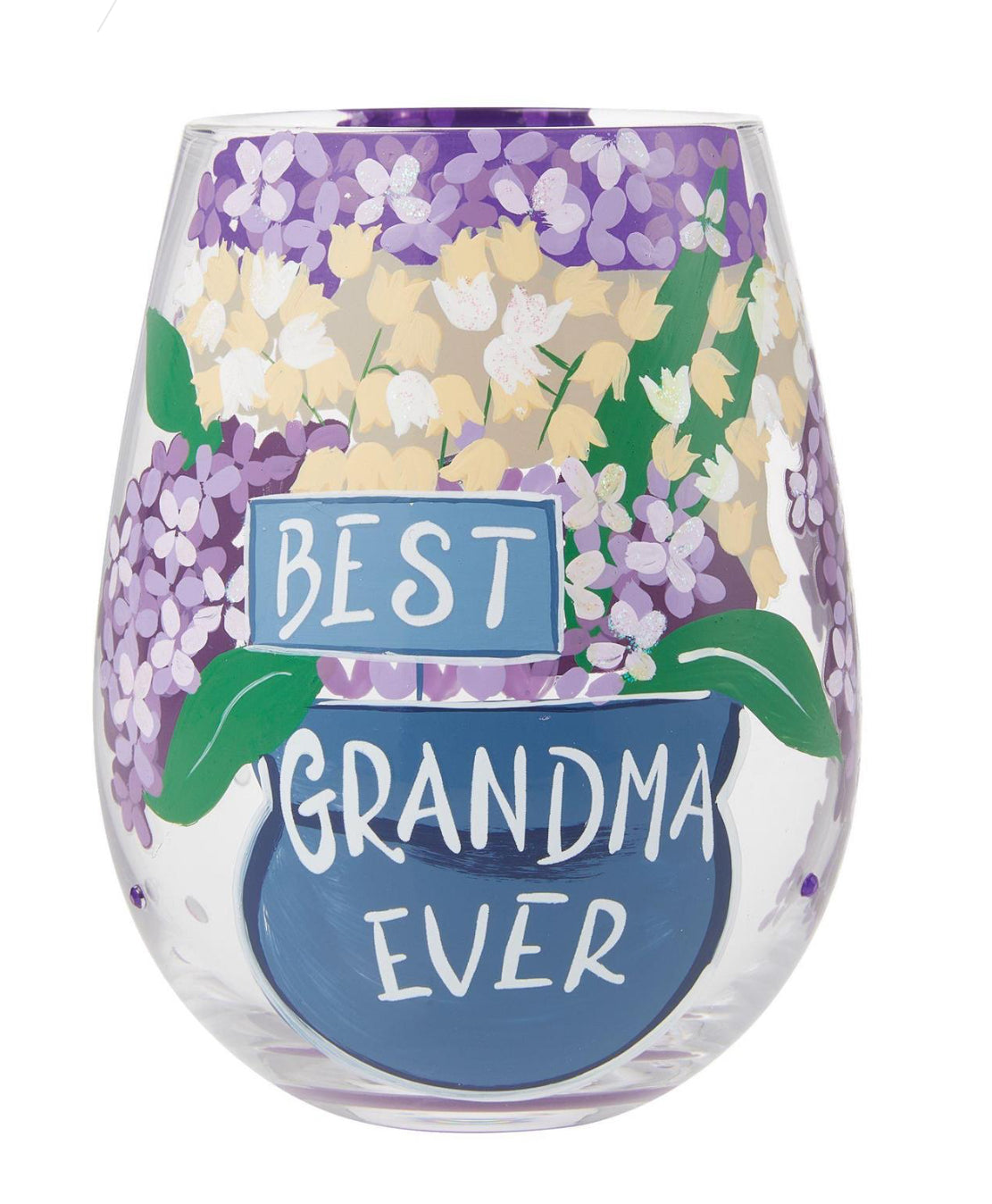 Best Grandma Ever Stemless Wine Glass