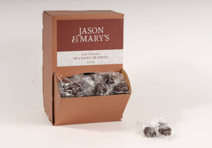 Bite Sized Dark Sea Salt Caramels