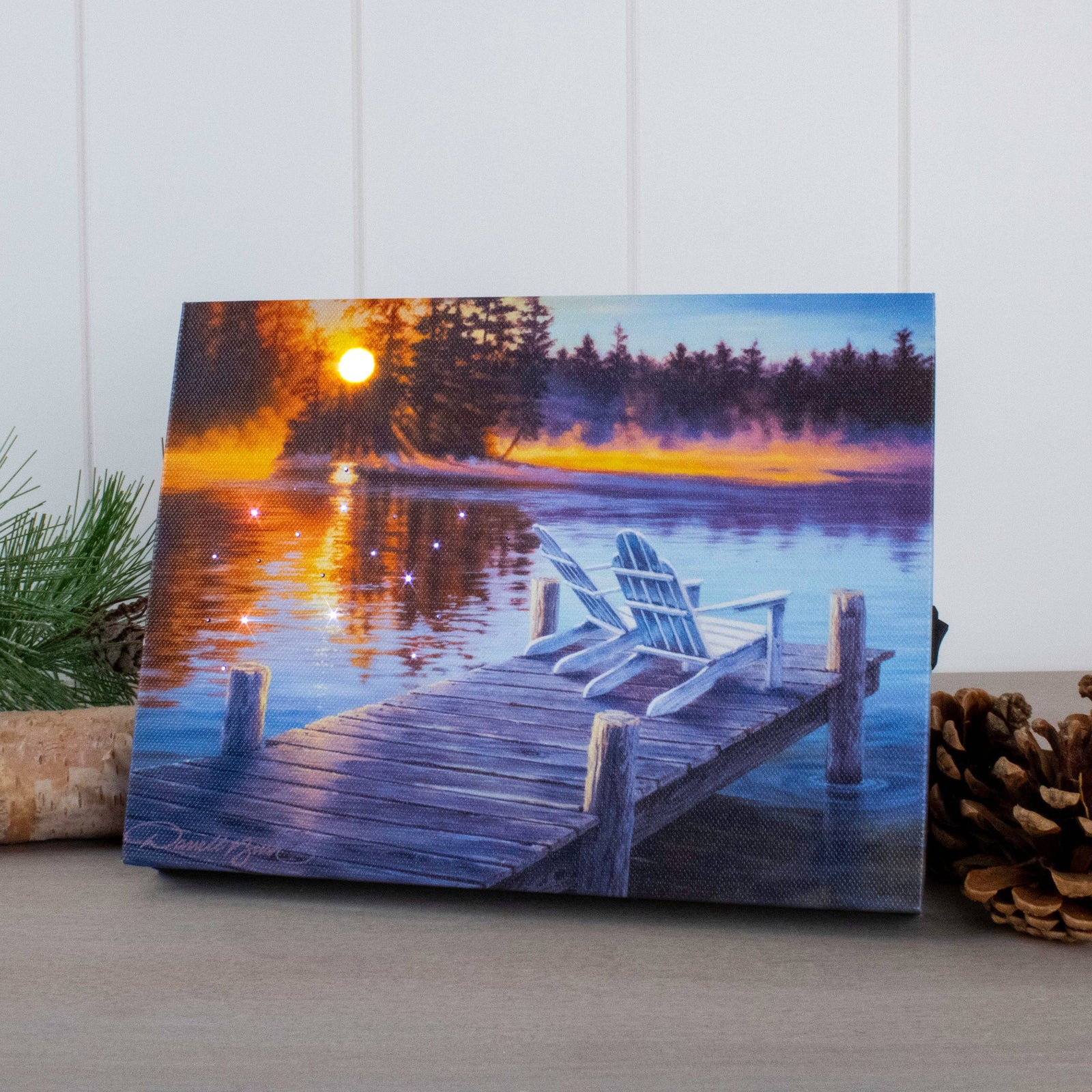 Magic Morning 8x6 Lighted Tabletop Canvas