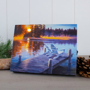 Magic Morning 8x6 Lighted Tabletop Canvas