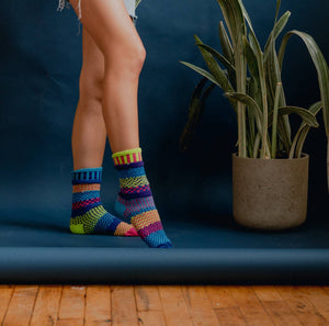 Solmate Socks - Bluebell Crew Socks