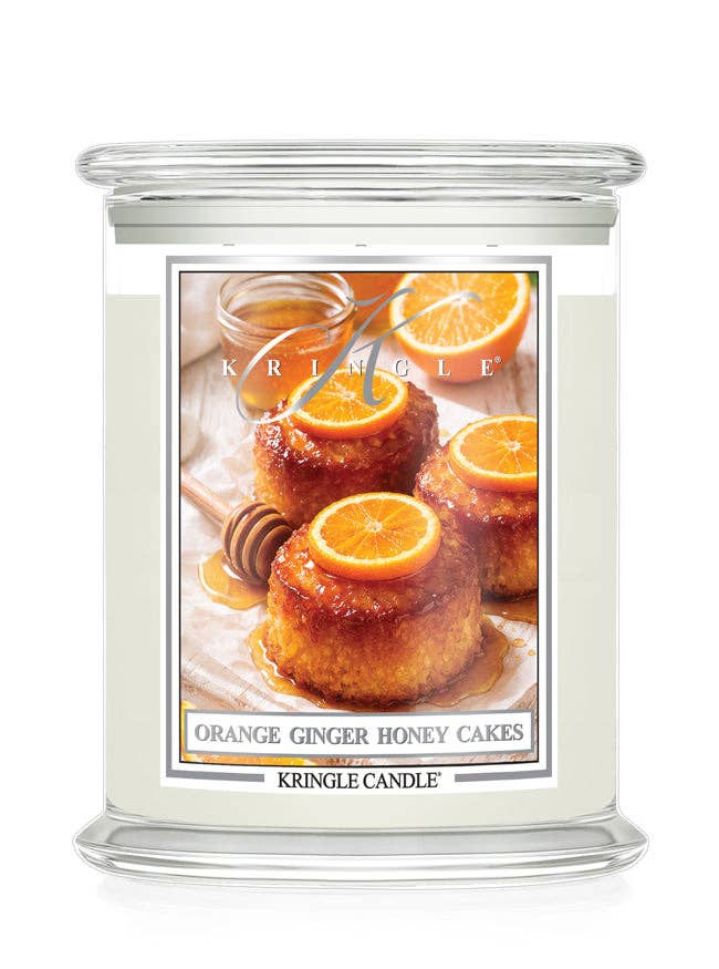 Orange Ginger Honey Cakes Large 3-wick