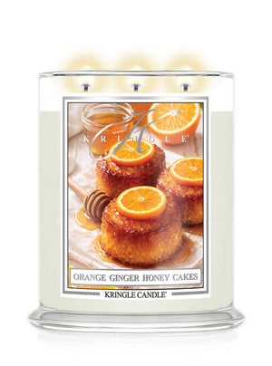 Orange Ginger Honey Cakes Large 3-wick
