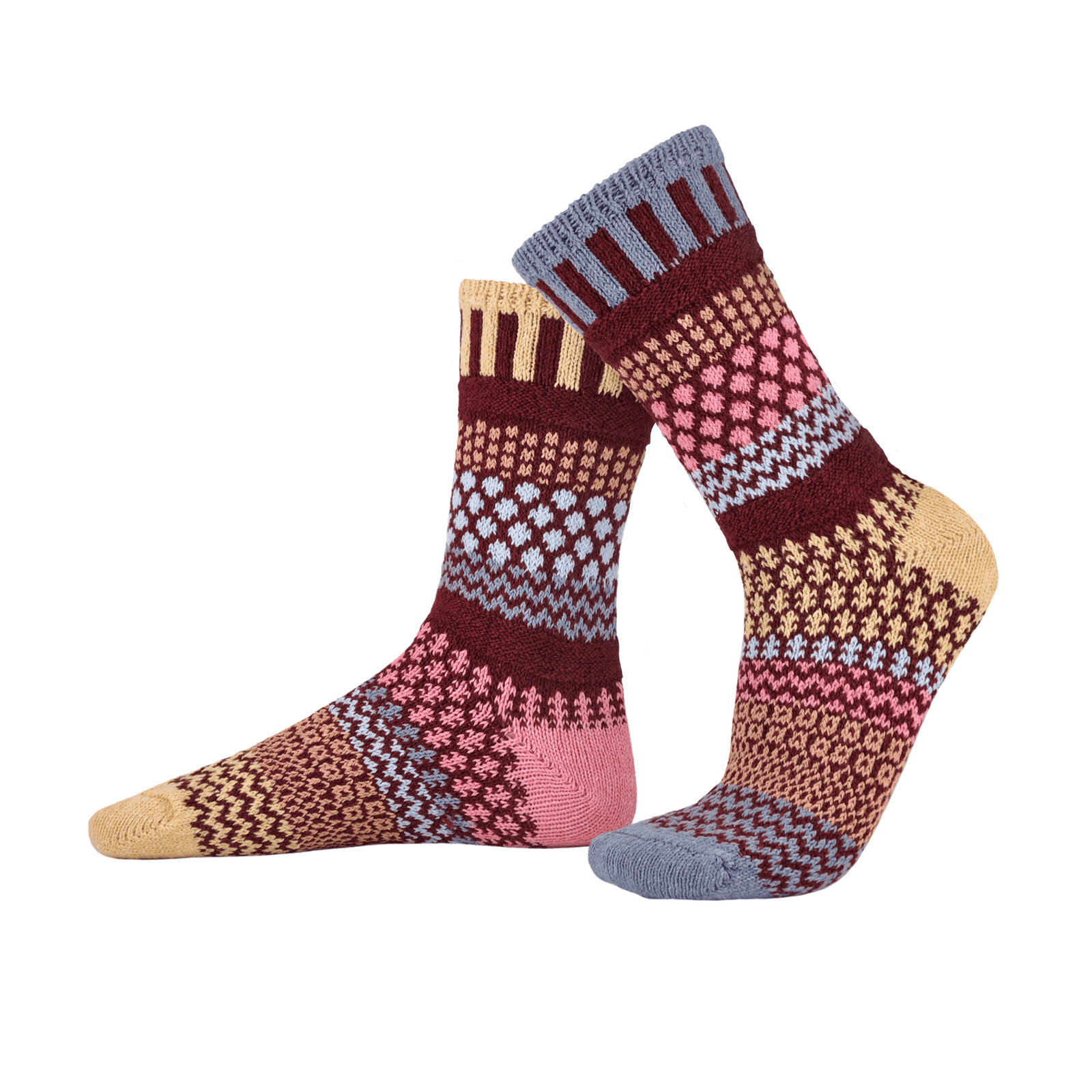 Solmate Socks - Larkspur Crew Socks