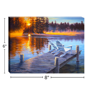 Magic Morning 8x6 Lighted Tabletop Canvas